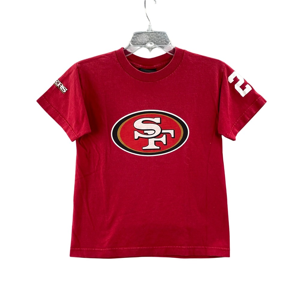 Reebok San Francisco 49ers T-Shirt Women's Small Red Graphic Tee NFL Football 24